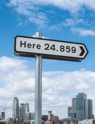 Population signpost