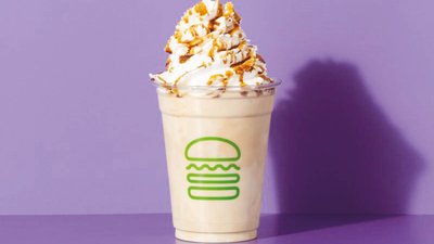 Milkshake topped with whipped cream