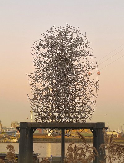 Antony Gormley’s Quantum Cloud