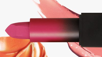 Pink liptick ombre packaging