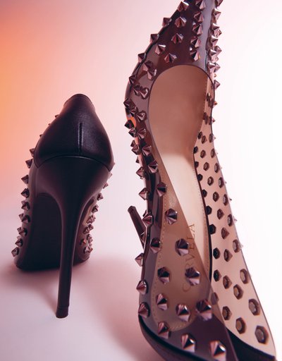 Stilettos with spikes