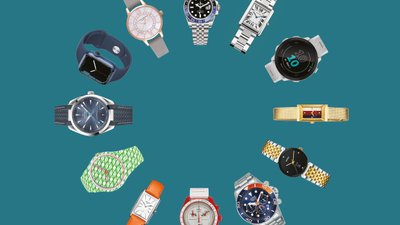 Watches in fan formation