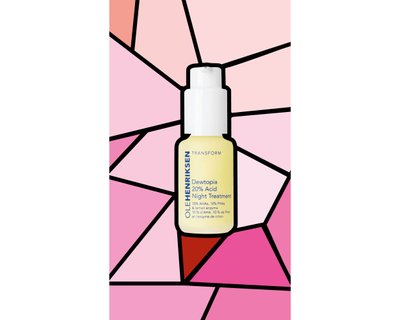 Skincare product on a colourful background