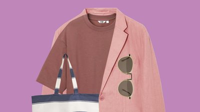 Men's suit with accessories