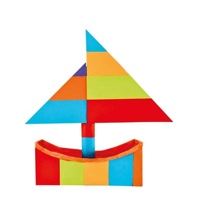 Multicoloured boat