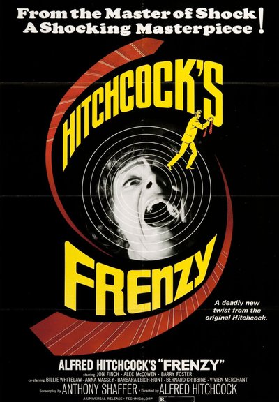 Film poster Alfred Hitchcock Frenzy