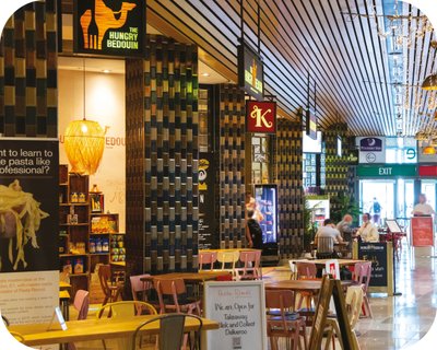 Food outlets at Westfield