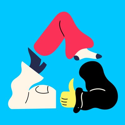 Illustration of clothing to reuse and reduce waste