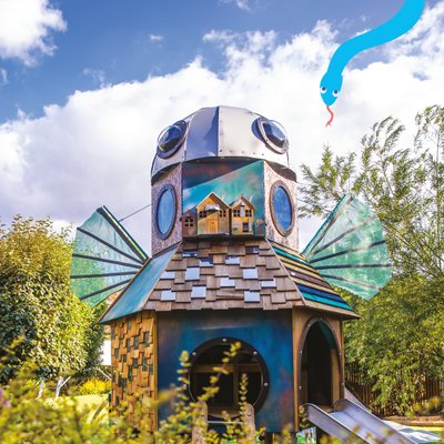 Slide at the Discovery Children’s Centre in Stratford