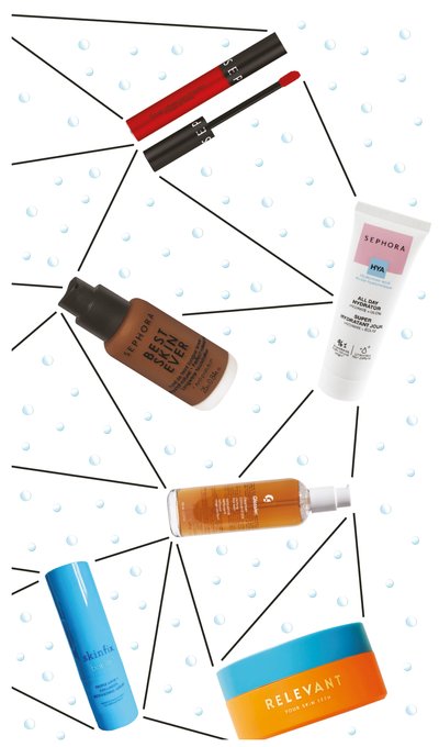 Christmas beauty and skincare products