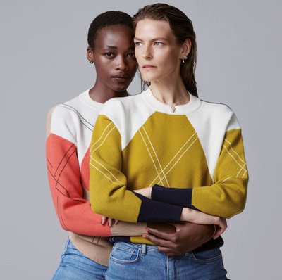 Two women embracing