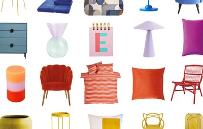 Colourful homeware products